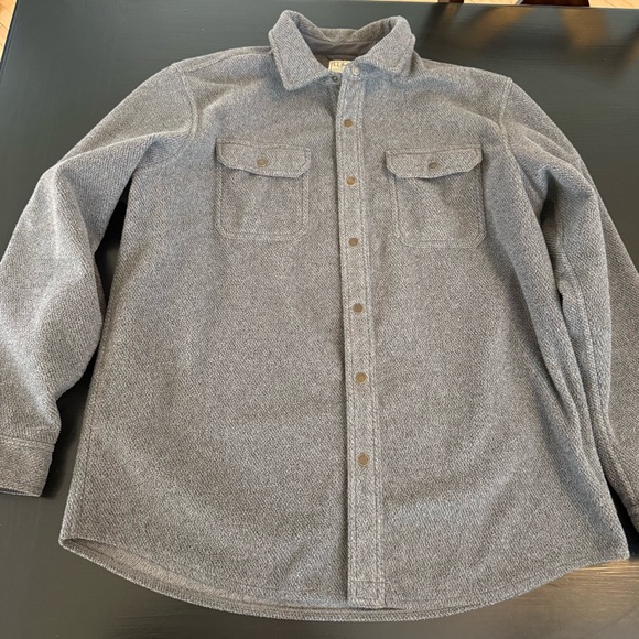 L.L. Bean Other - L.L. Bean Polyester Fleece Flannel Shacket Size Large